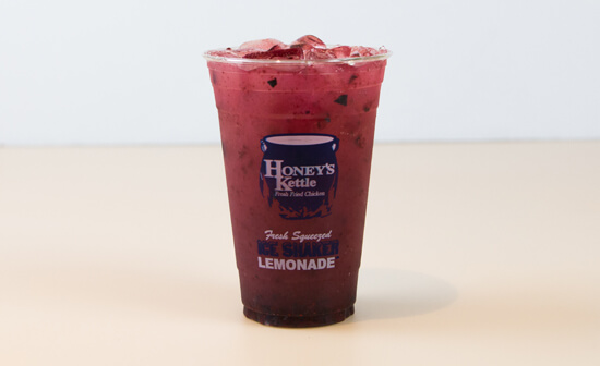 Cool Blueberry Mint Ice Shaker Lemonade