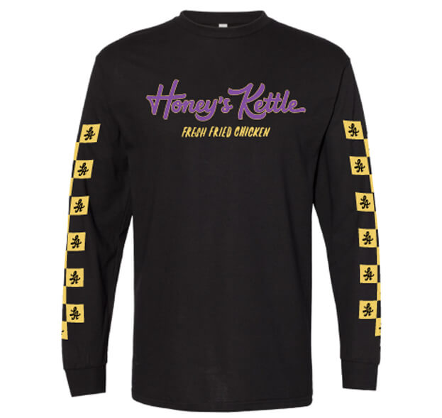 Honey's Kettle black long sleeve shirt